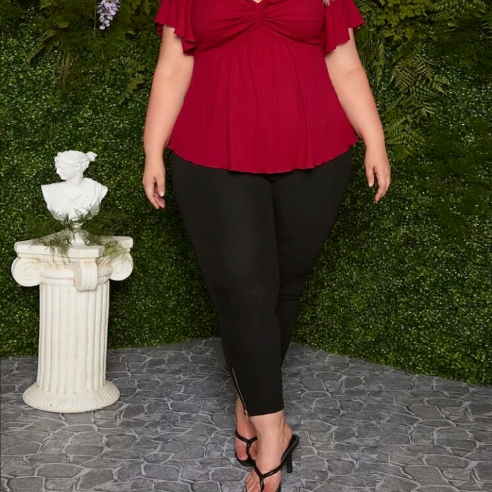 Plus size 28/30 pull on pants NEW